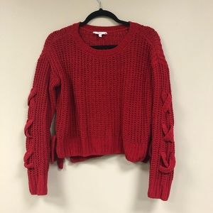 Red Puffy Sweater